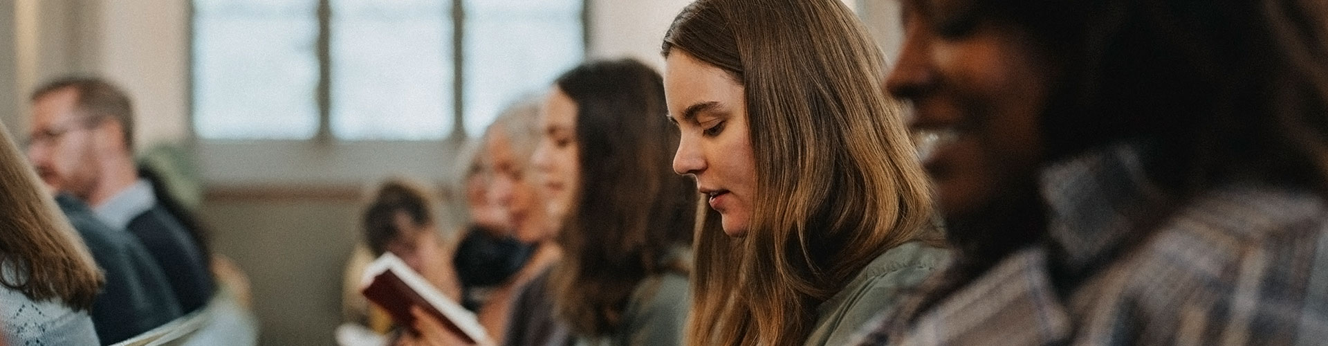 People in a church