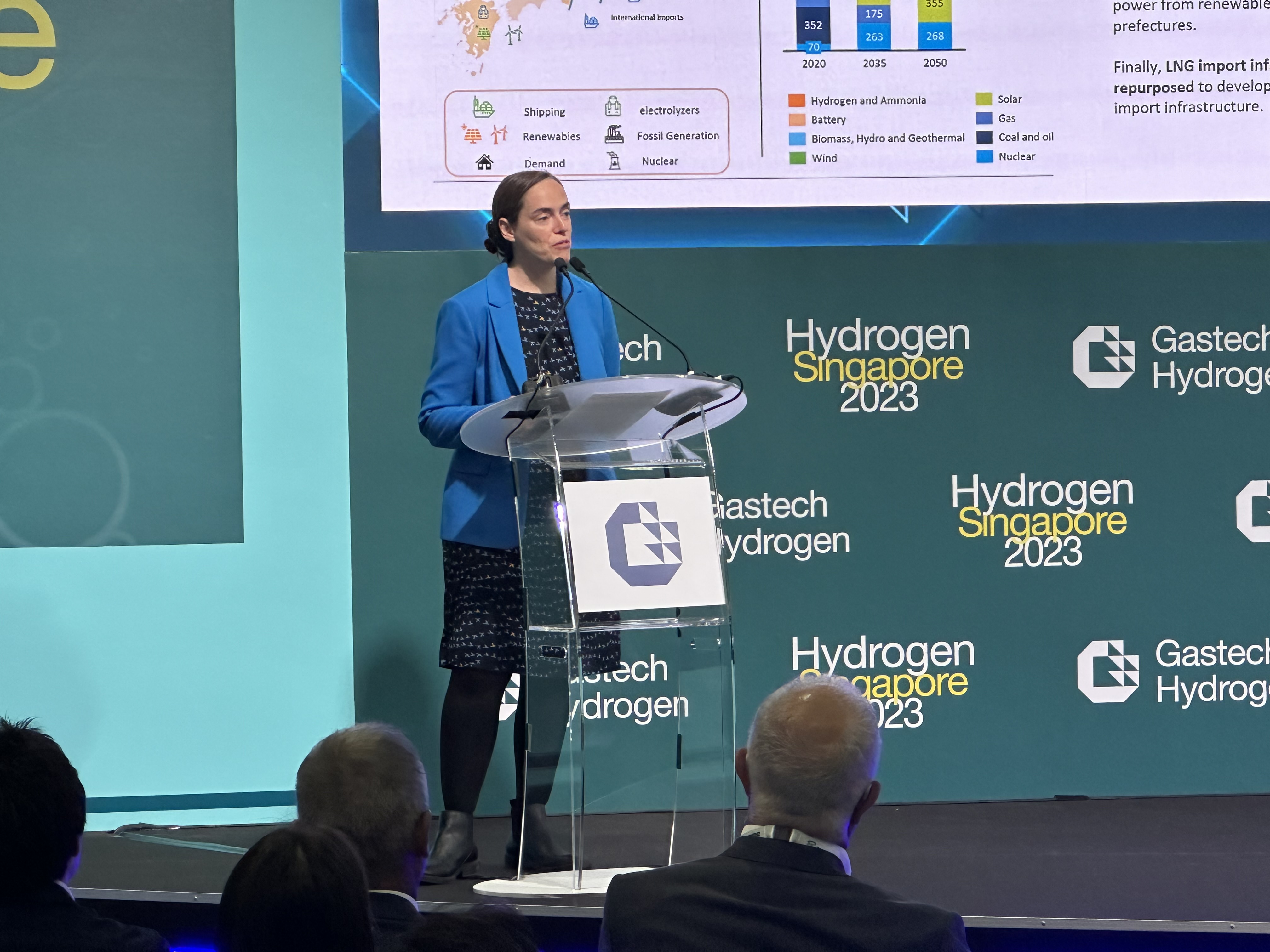 Molly Iliffe at the Hydrogen Singapore 2023 conference