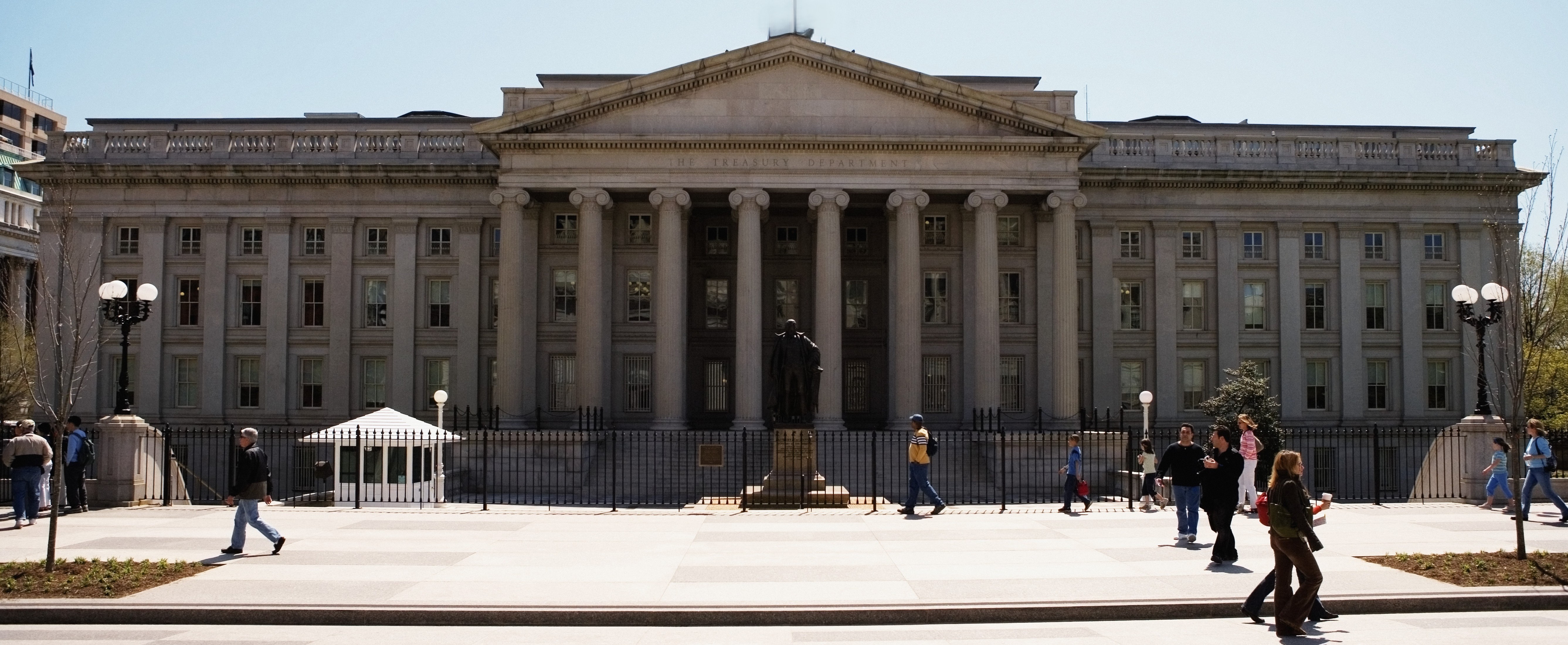 US treasury building