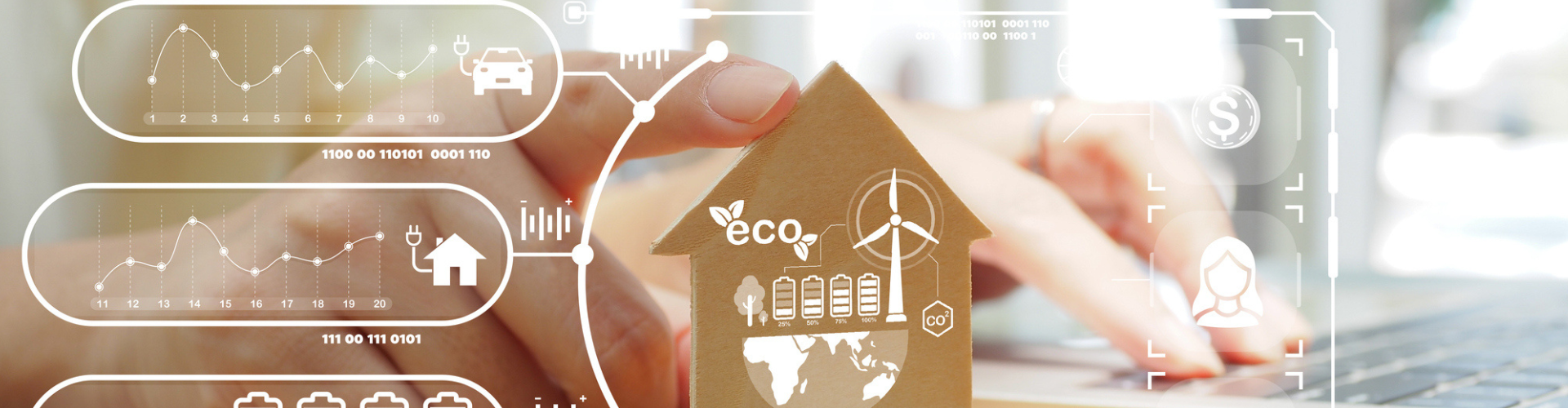 Hands typing on a laptop