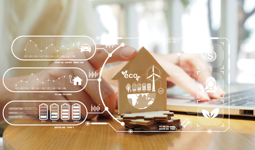 Hands typing on a laptop