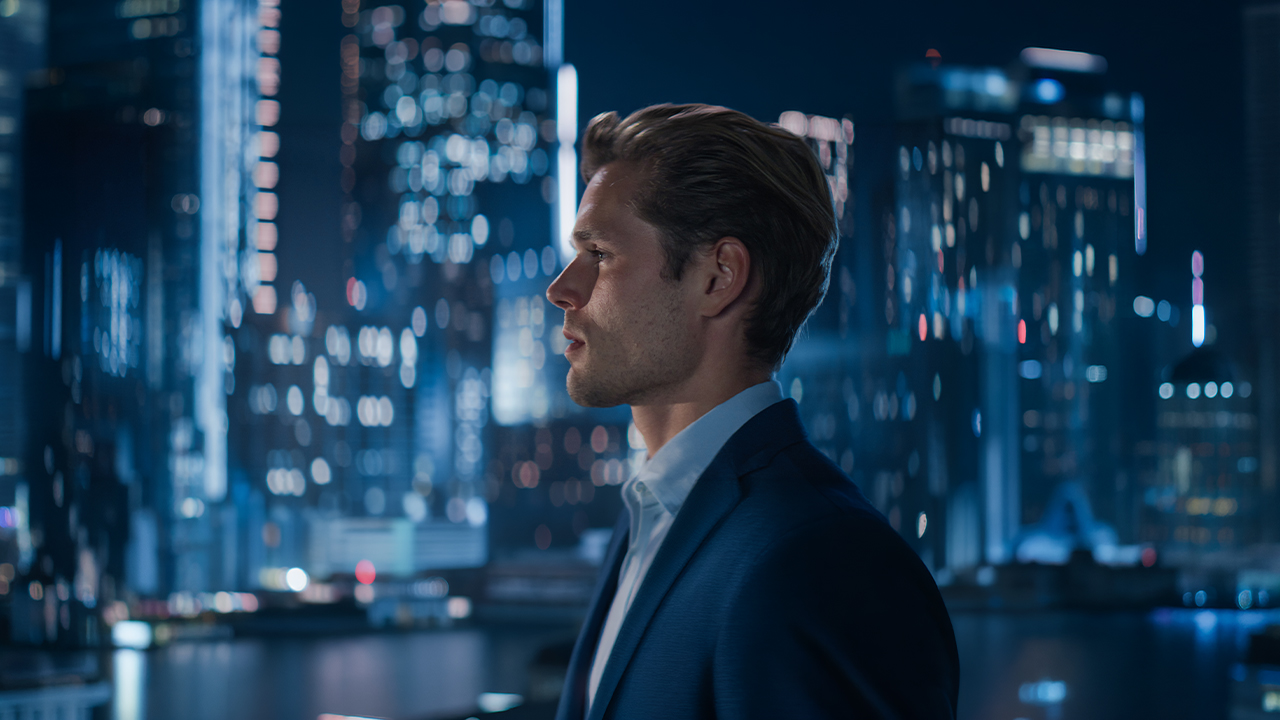 Man looking off into the distance