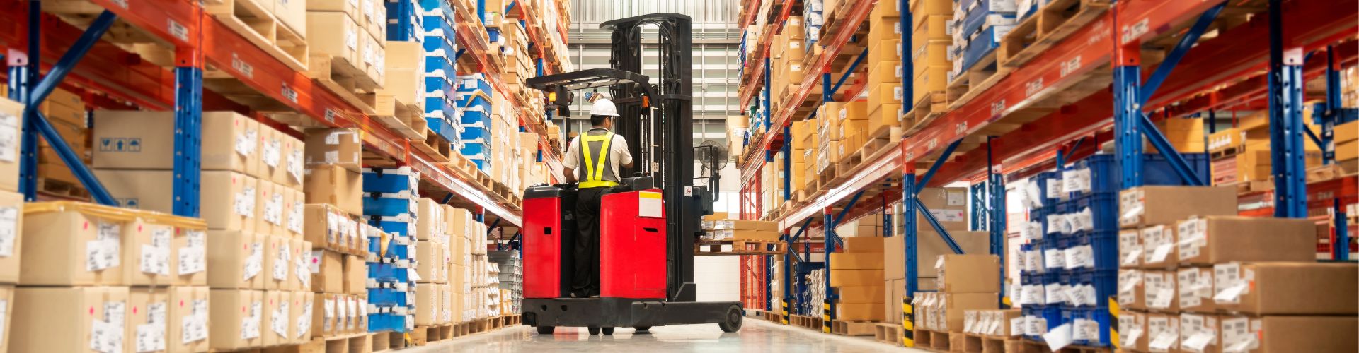 Man working in a warehouse