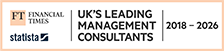 Financial Times UK's leading management consultants 2018-2026
