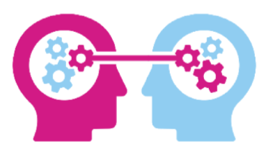 Heads with cogs icon