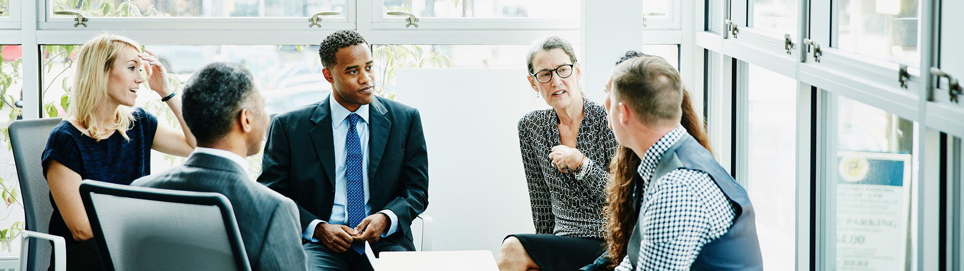 Professionals having a meeting