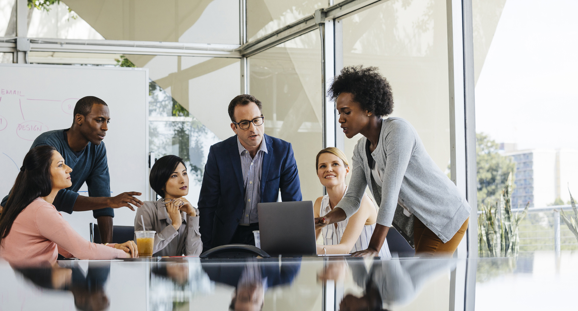 business people in meeting