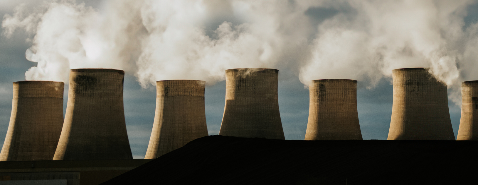 View of a coal power plant