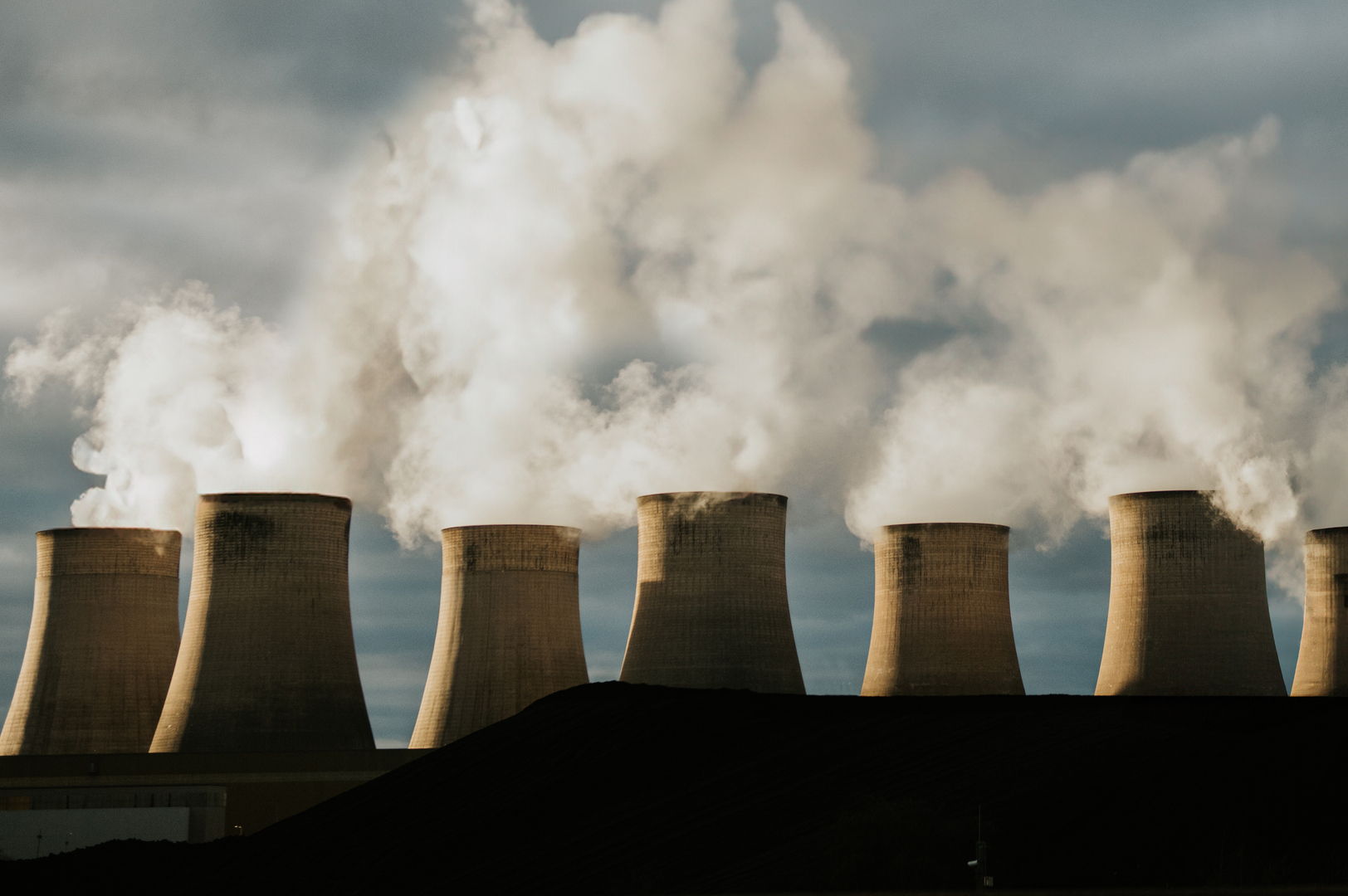 View of a coal power plant