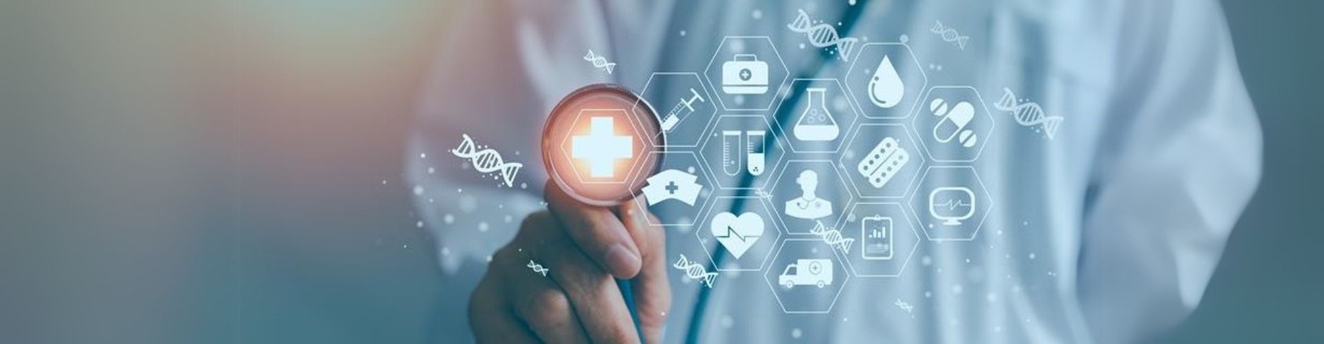 Doctor holding a stethoscope