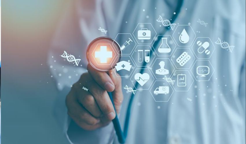 Doctor holding a stethoscope