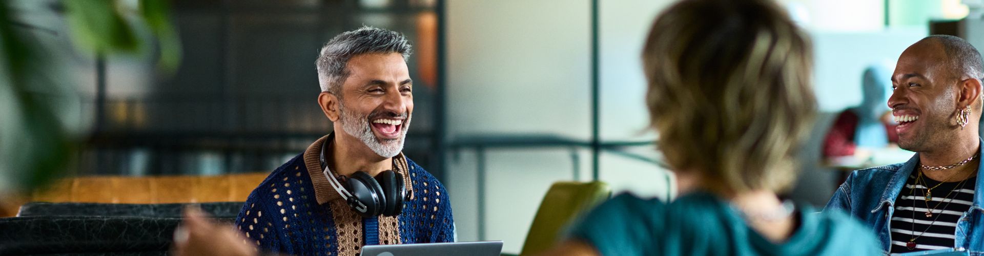 Group of people chatting