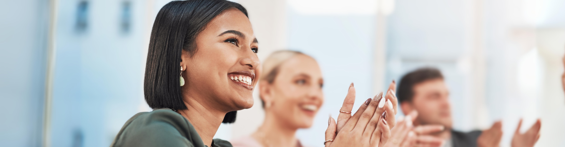 People clapping their hands