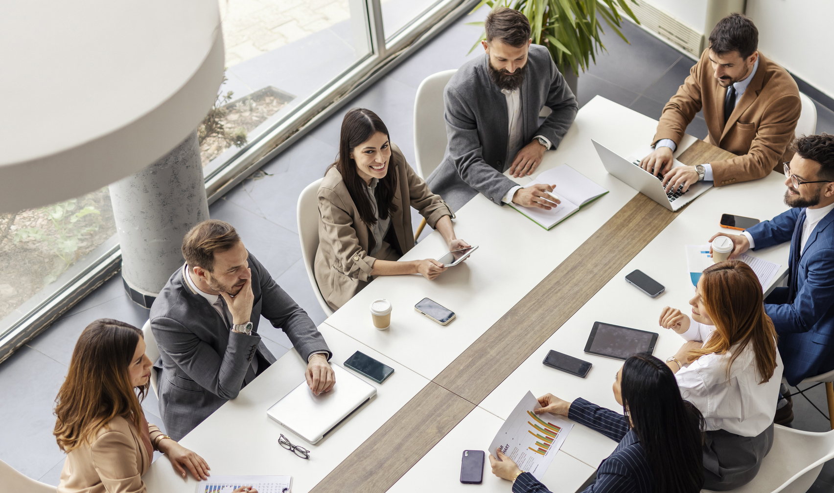 business people in planning meeting