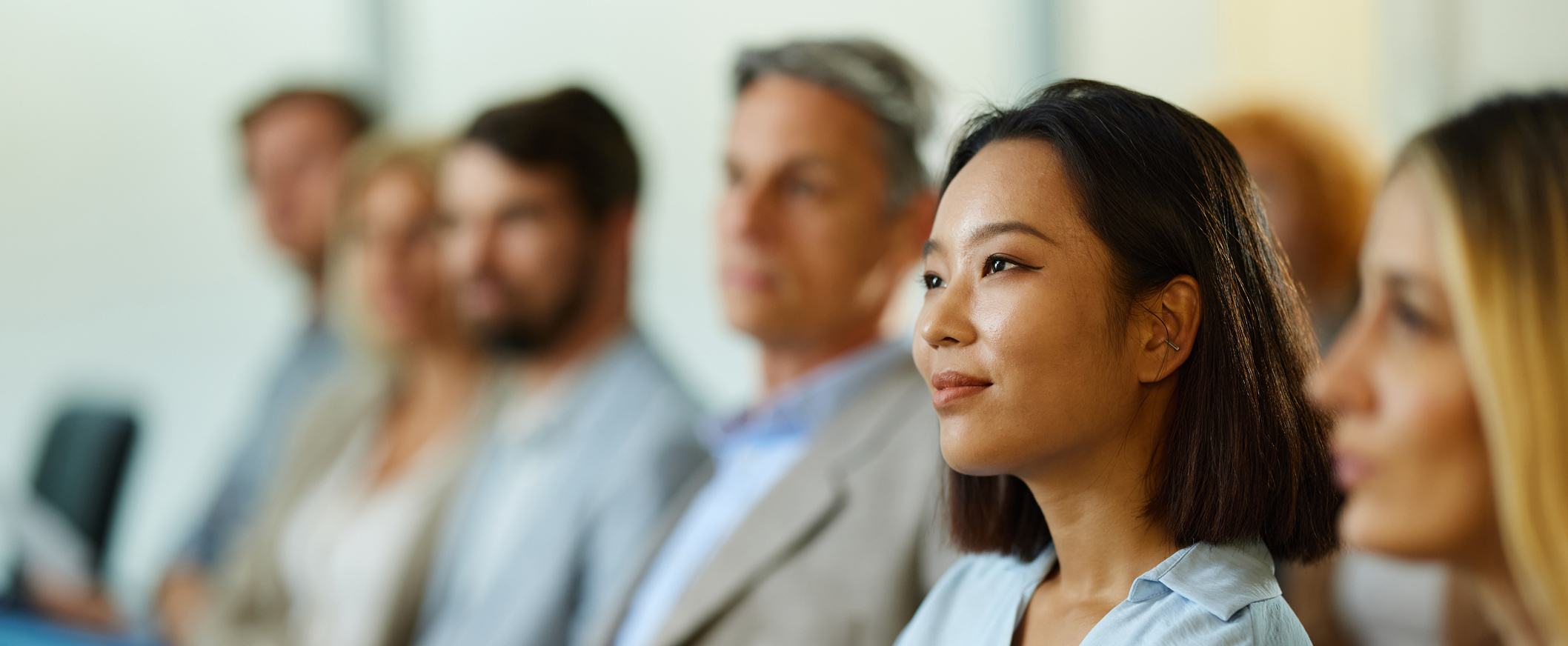 business woman in presentation