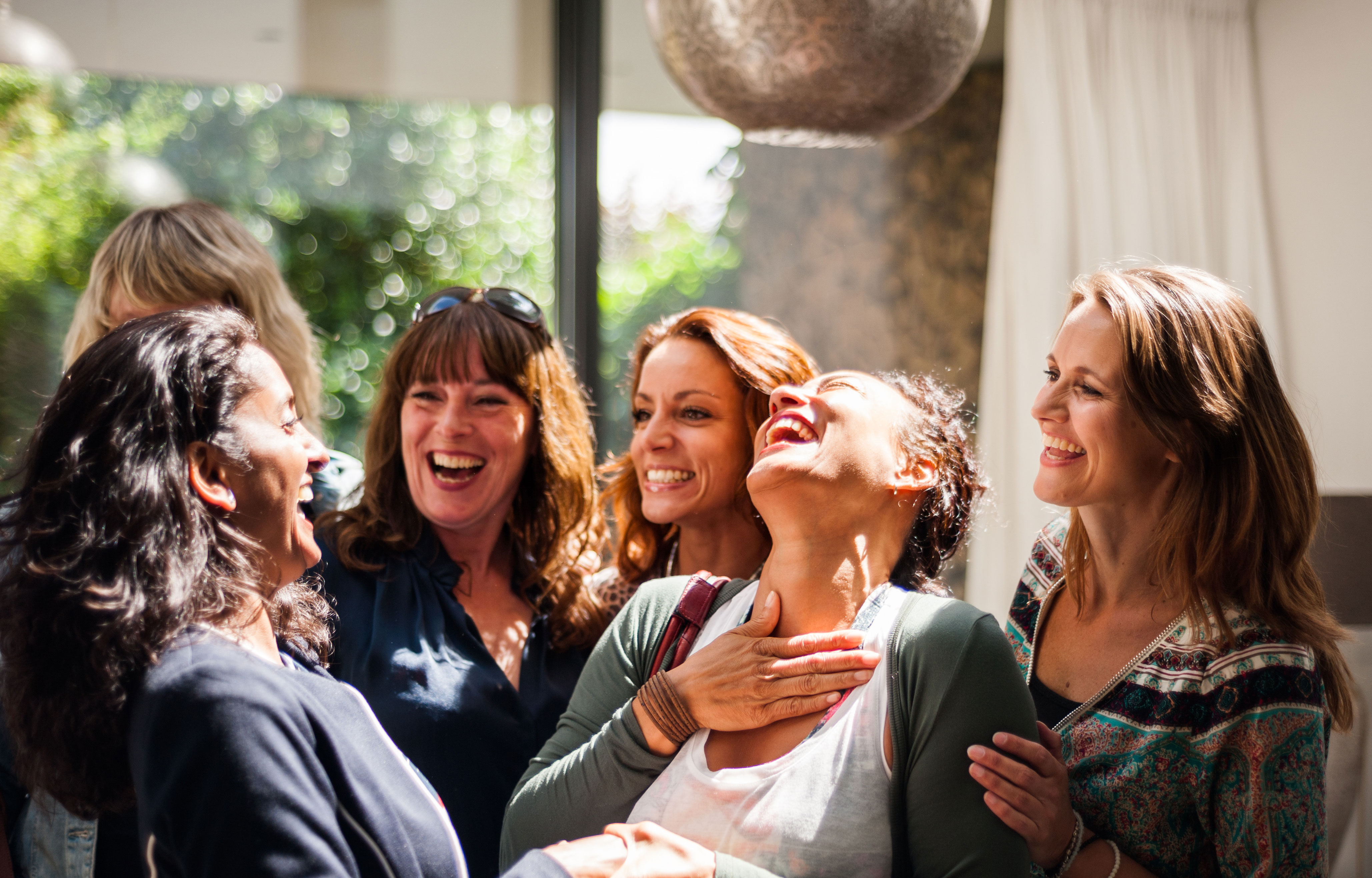 Group of women talking together