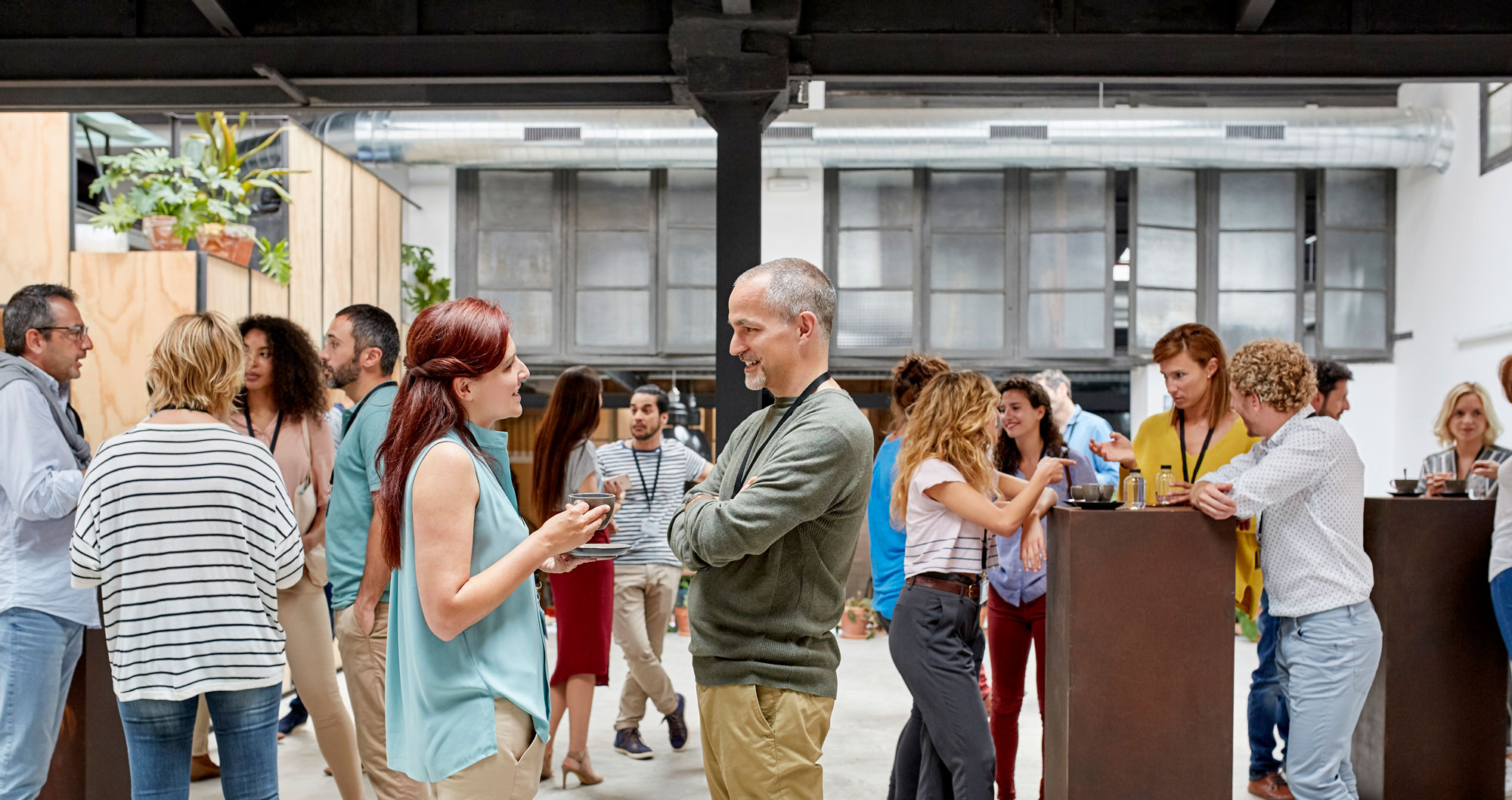People meeting at a conference centre